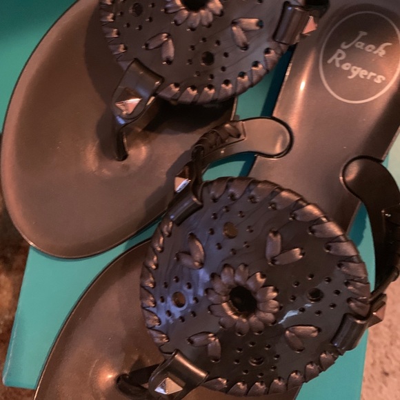 Jack Rogers Bronze Georgica Jelly Sandal Sold Out * Shoe Obsessed Seller! 💕 - Picture 2 of 2